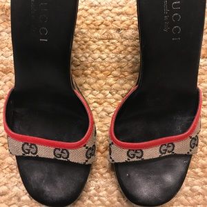 Gucci wedges authentic